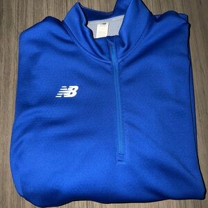 New Balance Royal Blue Half-Zip Pullover
